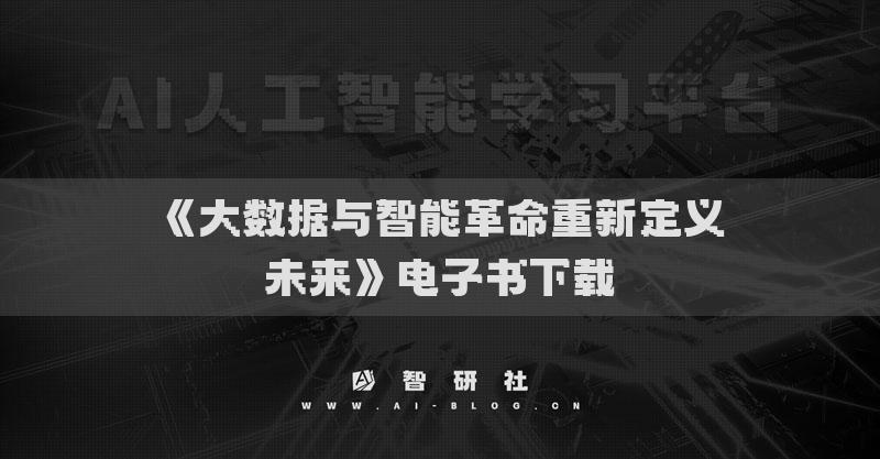 《大數(shù)據(jù)與智能革命重新定義未來》電子書下載
