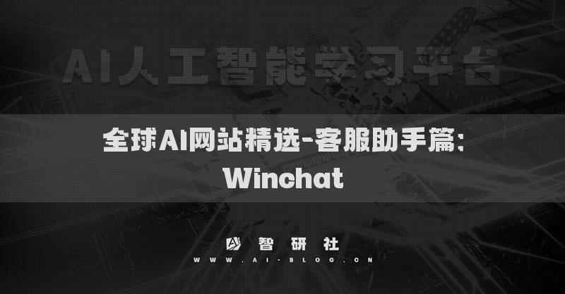 全球AI網(wǎng)站精選-客服助手篇：Winchat?