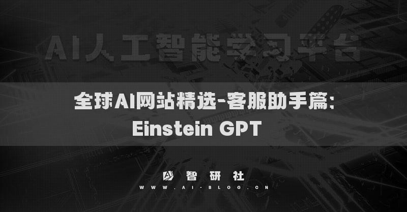 全球AI網(wǎng)站精選-客服助手篇：Einstein GPT??