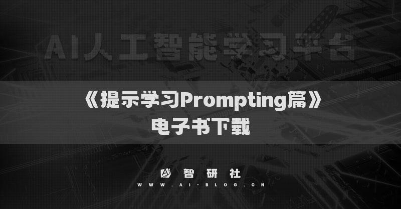 《提示學(xué)習(xí)Prompting篇》電子書下載