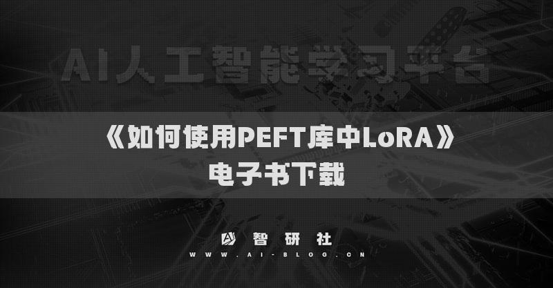 《如何使用PEFT庫(kù)中LoRA》電子書(shū)下載