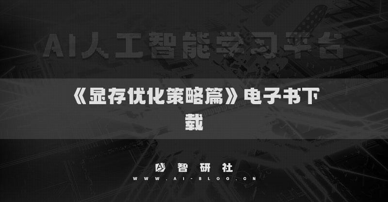 《顯存優(yōu)化策略篇》電子書下載