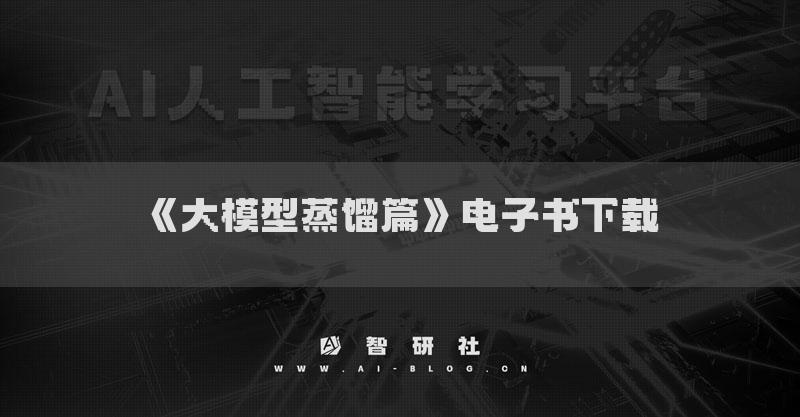 《大模型蒸餾篇》電子書下載